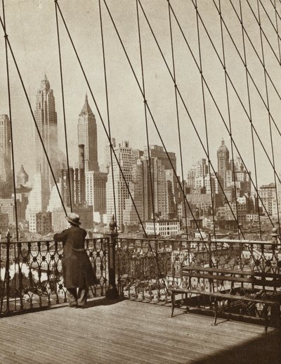 Wolkenkrabbers van New York City, New York, VS door American Photographer (after)
