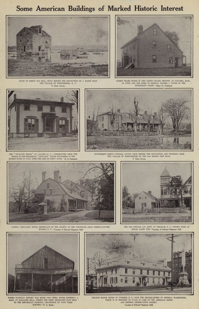 Enkele Amerikaanse gebouwen van opmerkelijk historisch belang door American Photographer (after)