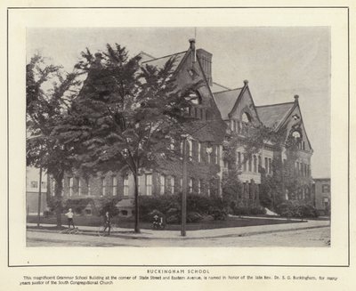 Springfield, Massachusetts: Buckingham School door American Photographer (after)