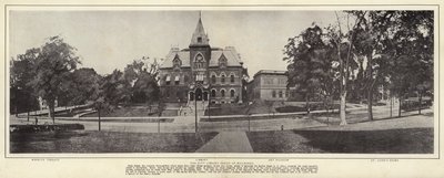 Springfield, Massachusetts: De Stadsbibliotheekgroep van Gebouwen door American Photographer (after)