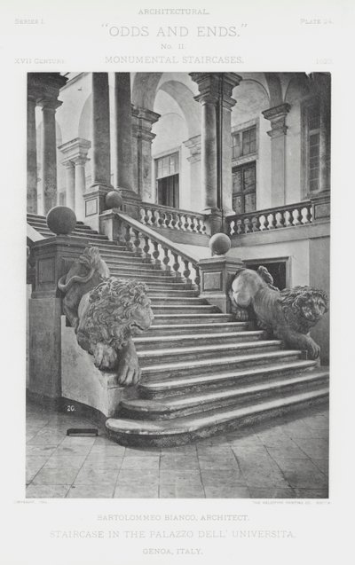 Trap in het Palazzo Dell