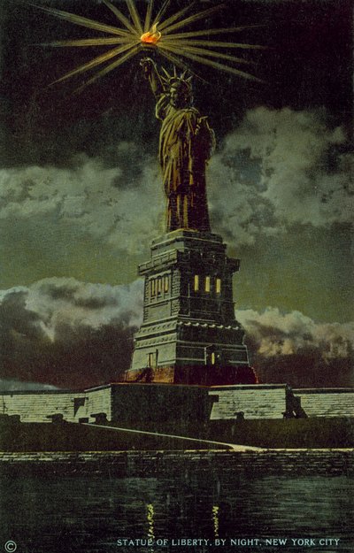 Vrijheidsbeeld, New York City, New York, VS door American Photographer (after)