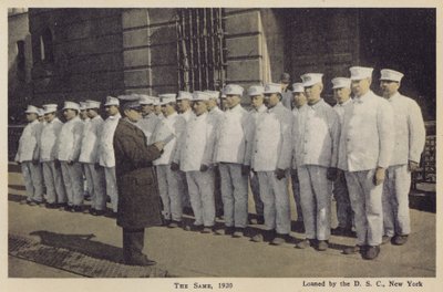 De straatvegers van New York, De Roll Call door American Photographer (after)