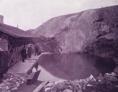 Het zwembad bij Banff Hot Springs, Brits-Amerika door American Photographer (after)