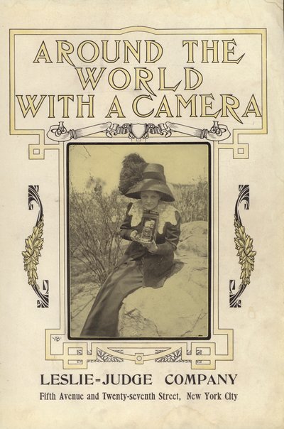 Titelpagina illustratie voor Rond de Wereld met een Camera door American Photographer (after)