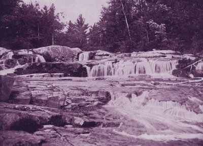 Bovenste Jackson Falls, Wild-Cat River, New Hampshire door American Photographer (after)
