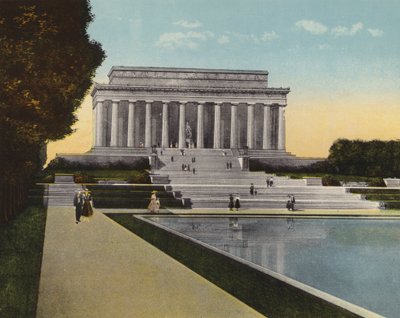 Washington DC: Lincoln Memorial door American Photographer (after)