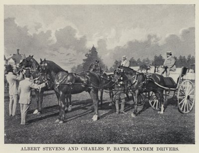Albert Stevens en Charles F Bates, tandemrijders door American Photographer