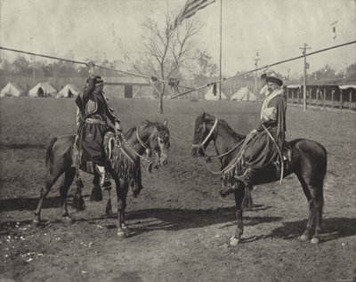 Arabische Sperenmannen van de Wild East Show door American Photographer