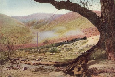 Beklimming van Cajon Pass, Californië door American Photographer
