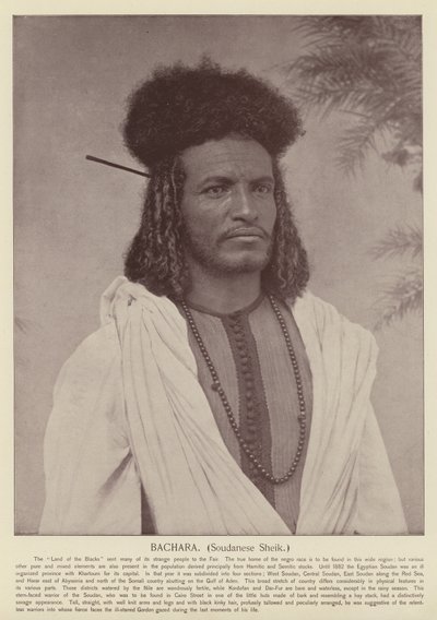 Bachara, Soedanese Sjeik door American Photographer