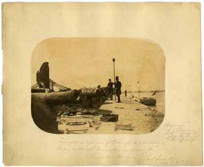 Slag om Fort Sumter, 15 april 1861 door American Photographer