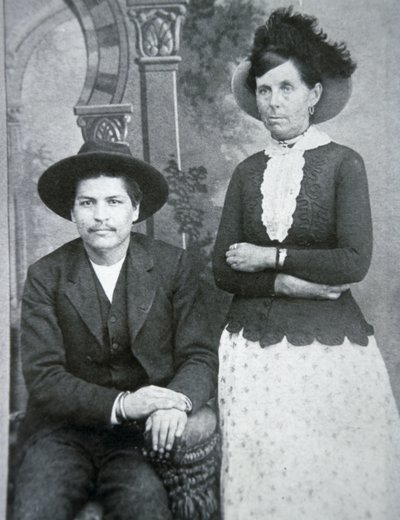 Belle Starr met haar minnaar 