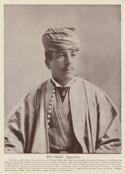 Ben Yakar, Egyptenaar door American Photographer