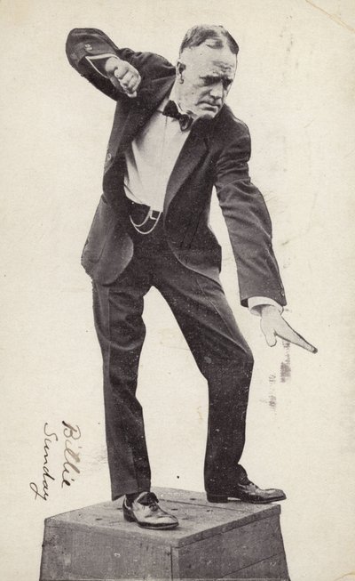 Billy Sunday (z/w foto) door American Photographer