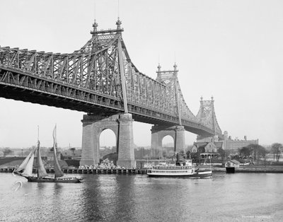 Blackwells Island (Queensboro) Brug, New York, N.Y., 1910-20 door American Photographer