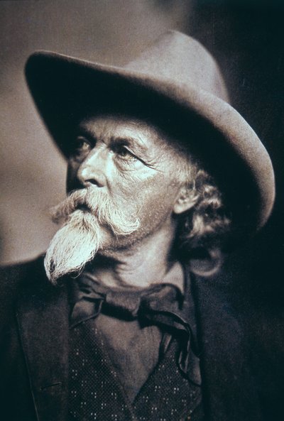 Buffalo Bill in zijn latere jaren door American Photographer