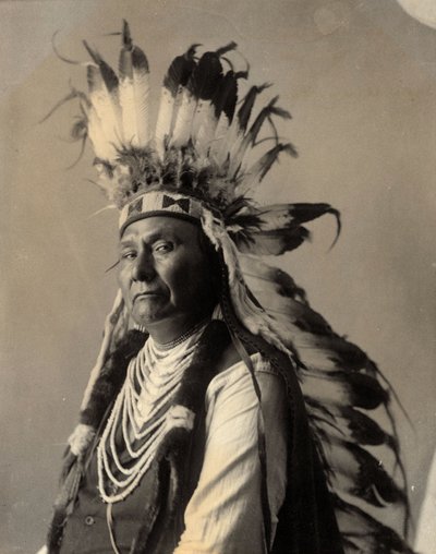 Chief Joseph Washington, Nez Perce, District of Columbia, april 1900 door American Photographer