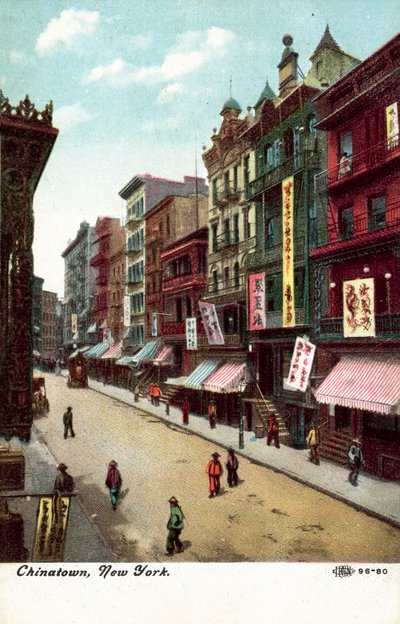China Town, New York, VS (z/w foto) door American Photographer