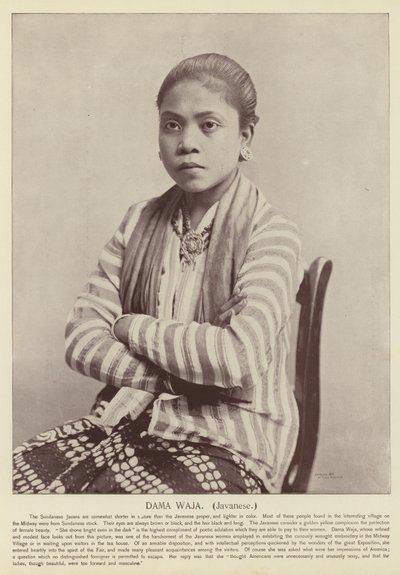 Dama Waja, Javaans door American Photographer