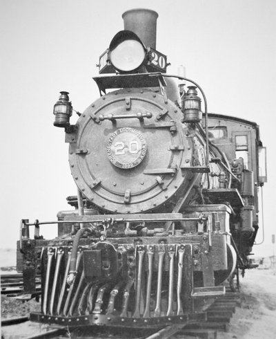 Locomotief nr. 20 van de Rio Grande Southern door American Photographer