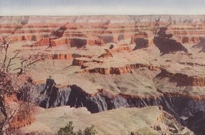 Grand Canyon, Arizona, Aan de overkant van Yavapai Point (ingekleurde foto) door American Photographer