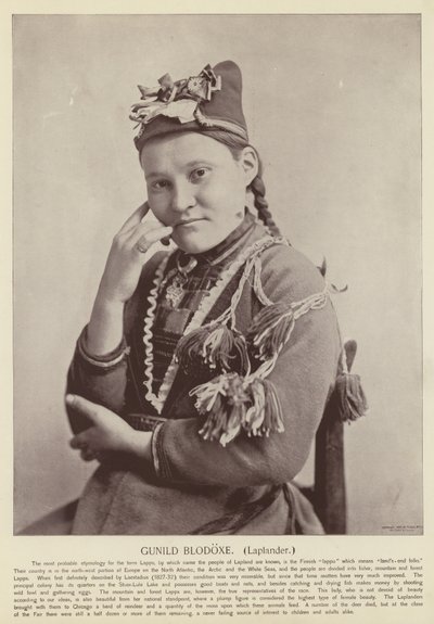 Gunild Blodoxe, Laplander door American Photographer