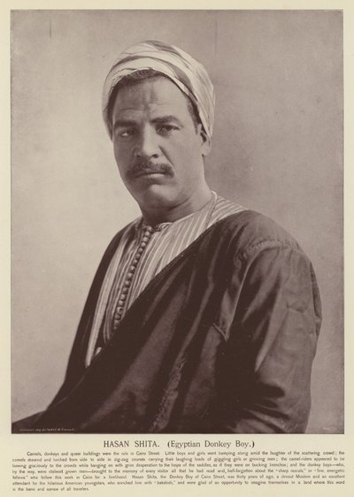 Hasan Shita, Egyptische Ezeljongen door American Photographer
