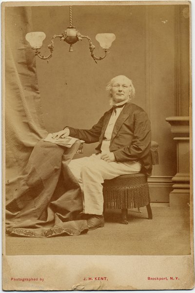 Horace Greeley (1811-72), Amerikaanse politicus en krantenredacteur, foto door J H Kent, Brockport, New York door American Photographer