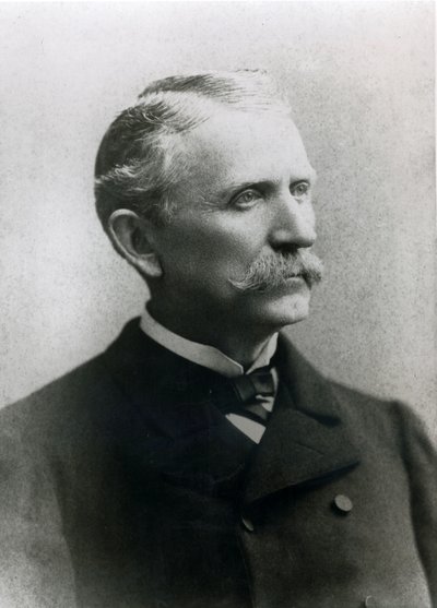 James B. Hume, hoofd van de detectives van Wells Fargo door American Photographer