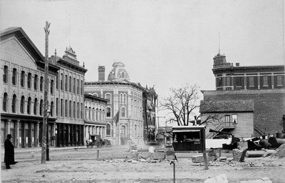 Lamar en Commerce Streets, Dallas door American Photographer