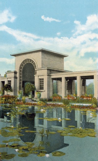 Lily Pond en Paviljoen, Douglas Park door American Photographer
