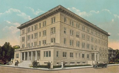 Miami, Florida, ca 1925: YMCA-gebouw (kleurenfoto) door American Photographer