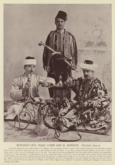 Monahan Levi, Isaac Cohn en H Hondon, Turkse Joden door American Photographer
