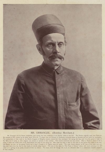 Mr Ormangee, Bombay koopman door American Photographer