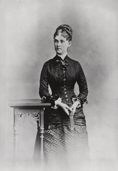 Mevrouw Theodore Roosevelt, ca.1882 door American Photographer