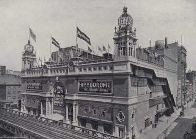 New York: Het New York Hippodrome (z/w foto) door American Photographer