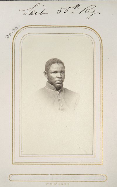 Nicholas Said, carte de visite, ca. 1863-66 door American Photographer