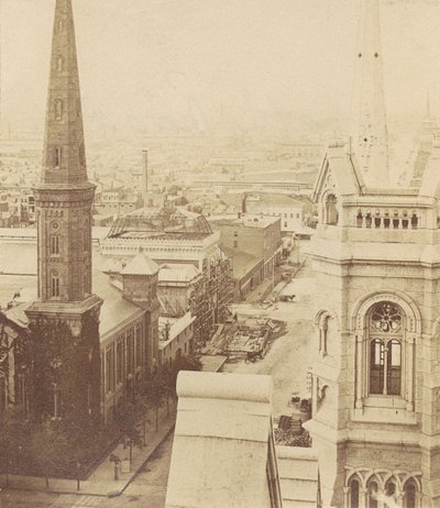 North Broad Street vanaf het Stadhuis uit de 