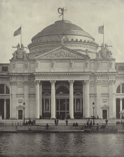 Noordportiek van het Landbouwgebouw door American Photographer