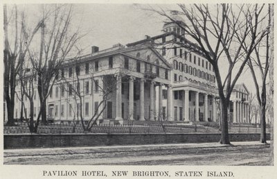Pavilion Hotel, New Brighton, Staten Island door American Photographer