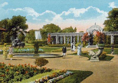 Pergola, nabij Administratiegebouw, Washington Park door American Photographer