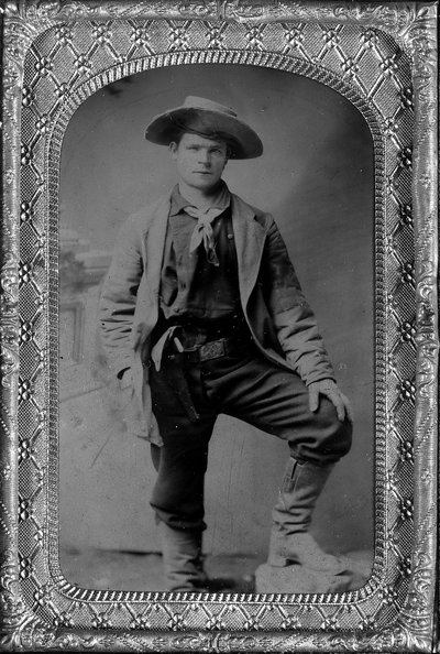 Portret van Butch Cassidy door American Photographer