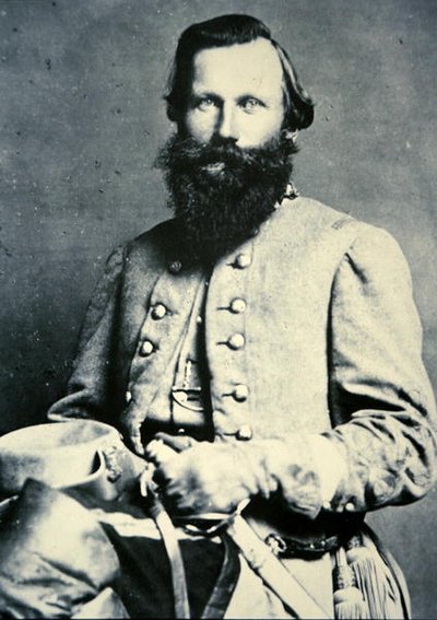Portret van generaal J.E.B. Stuart door American Photographer