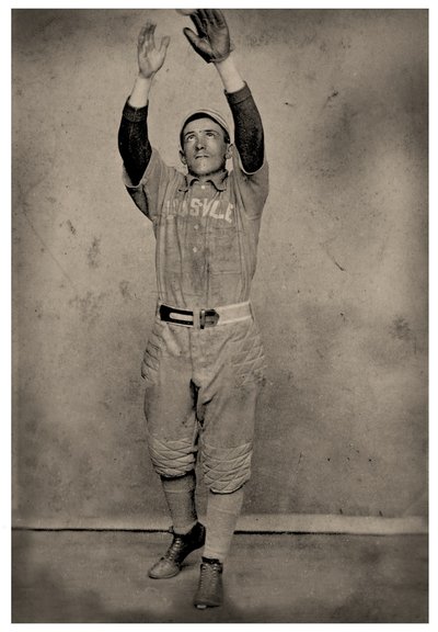 Portret van Phil Tomney, Louisville Colonels door American Photographer