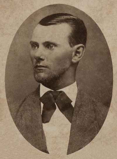 Portret van de outlaw Jesse James (1847-1882) door American Photographer