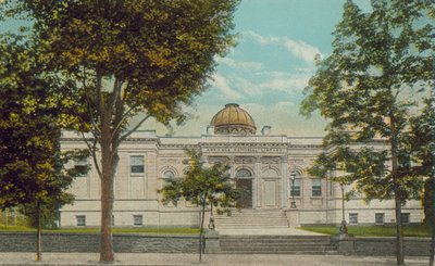 Poughkeepsie: Adriance Memorial Library (kleurenfoto) door American Photographer