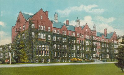 Poughkeepsie: Lathrop Hall, Vassar College (kleurenfoto) door American Photographer