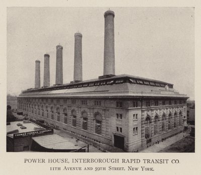 Centrale, Interborough Rapid Transit Co door American Photographer