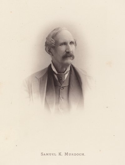 Prominente Pennsylvaniërs: Samuel K Murdoch (zwart-wit foto) door American Photographer